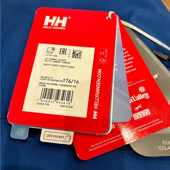 Helly Hansen Jr Summit Winter Jacket - Picture 3 of 3